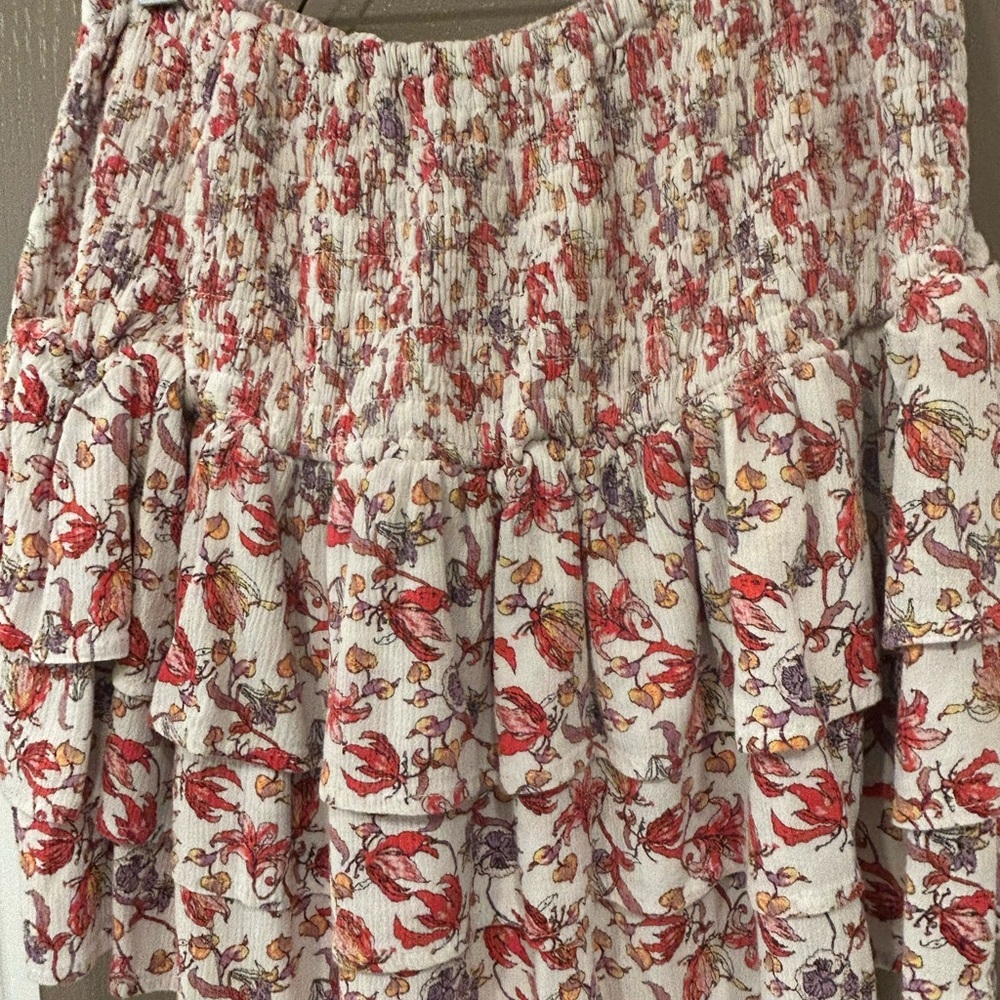 Floral Ruffle Women's Skirt